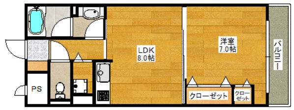 アルシェ垂水の物件間取画像